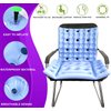 Inflatable Seat Cushion Anti-Decubitus Wheelchair Cushion, Breathable Backrest Air Cushion Bed Sore Cushion for Pressure Sores Pain Relief - Portable Travel Seat Cushion for Airplane/Car/Office