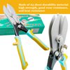5 Blade Sheet Metal Hand Crimper Downspout Crimper for Venting Work/Ductwork/HVAC Stove Pipe, Crimping 20ga Steel and 28ga Stainless Steel