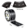 PlayTape Road Tape and Curves for Toy Cars - 1 Roll of 60 ft. x 2 in. Black Road + 1 Roll of 36 Curves