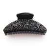 Lurrose 2pcs Rhinestones Beads Hair Claw Clip Shiny Glitter Resin Hair Jaw Clips Elegant Crystal Non-slip Hair Barrettes for Women and Girls