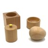Leticia's Corner Set of Wooden Pincer Grasp and Egg Cup Puzzles, Pincer Puzzles, First Puzzles, Montessori Toys for 6 Months+, Fine Motor Skills Learning