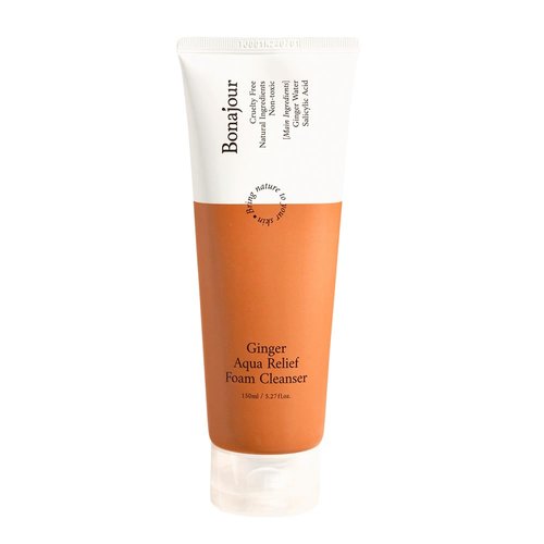 BONAJOUR Ginger Aqua Relief Foam Cleanser, 5.27 fl oz