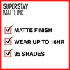 Maybelline Super Stay Matte Ink Liquid Lipstick Makeup, Long Lasting High Impact Color, Up to 16H Wear, Self-Starter, Light Red, 1 Count