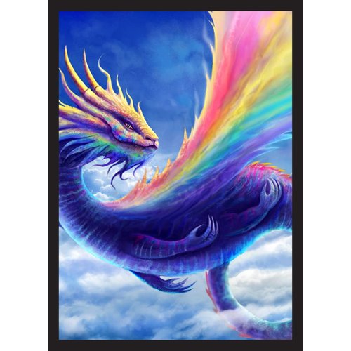 MTG Sleeves 50 MTG Standard Card Sleeves Deck Protector - Rainbow Dragon