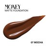 SELESTIA BEAUTY Matte Foundation Money - Long-Lasting Makeup Foundation with Flawless & Buildable Coverage - Liquid Foundation for All Skin Types (Mocha)