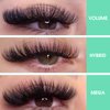 Volume Lash Extensions C-0.07-9-16 Easy Fan Volume Lashes .03 .05 .07 .10 Mega Volume Lash Extensions Rapid Blooming Eyelash Extensions Flowering Lash Extensions C D curl (C-0.07,9-16mix)