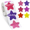 500 Pcs Paw Prints Stickers 2 inches Dog Puppy Paw Stickers Self-Adhesive Labels Animal Decal for Kids,Parties, Vets, Kennels and Mailing