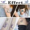 Fssqii 120 Styles Ocean Animals Temporary Tattoos for Kids 12 Sheets Fake Sea Animal Tropical Marine Fish Shark Dolphin Waterproof Tattoo Stickers for Girls Boys Body Fashion Cute Tattoo Stickers