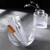 3Pcs Glass Facial Mask Mixing Bowl 3 Sizes Essential Oil Bowl DIY Face Mask Bowl Cosmetic Skincare Beauty Tool for Professional Salon or Home Use, Transparent