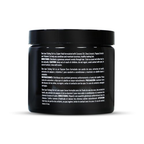 Don Juan Hair Styling Gel | Strong Hold | Non-flaking Formula | Summer Sea Breeze Scent, 16oz