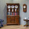 iLAND Miniature Dollhouse Accessories on 1:12 Scale, Grandfather Wall Clock and Record Player, elf Accessories