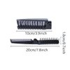 GBSTORE 2 Pcs Foldable Hair Comb Portable Travel Hair Comb Brush Double Headed Anti-static Massage Comb for Girls Kids Hairdressing Tools