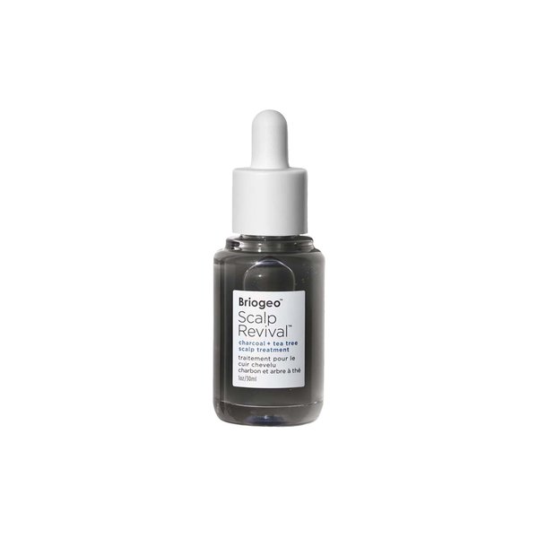 Briogeo Scalp Revival Charcoal + Tea Tree Scalp Treatment, Scalp Serum to Soothe a Dry, Flaky, Itchy Scalp, Absorb Oil, Hydrate Dry Scalp, Clarify Build Up, Vegan, Cruelty-Free, 1 fl oz