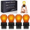 Small Stones 4PCS 12V P27W 3156NA 3456NALong Life Miniature Bulb Automotive Brake Lamp Turn Signal Lamp