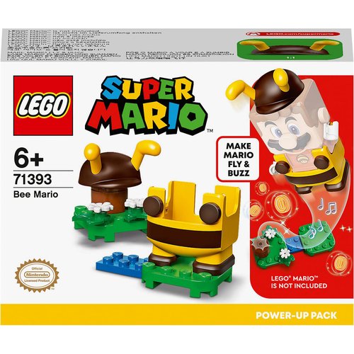 Lego Super Mario Bee Mario Power-Up Pack 71393 Building Kit; Collectible Gift Toy for Creative Kids; New 2021 (13 Pieces)