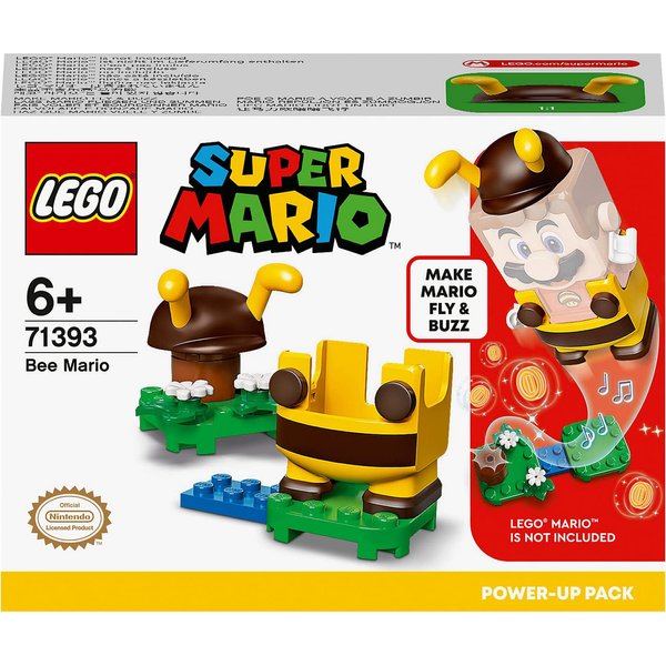 Lego Super Mario Bee Mario Power-Up Pack 71393 Building Kit; Collectible Gift Toy for Creative Kids; New 2021 (13 Pieces)