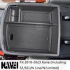 HGWEI Center Console Organizer Compatible with Hyundai Kona 2018 2019 2020 2021 2020 2023 Interior Accessories, ABS Armrest Storage Box Glove Container Insert Tray
