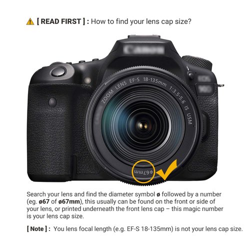 JJC 2-Pack 67mm Front Lens Cap Cover with Deluxe Cap Keeper for Canon EF-S 18-135mm f3.5-5.6, RF 24-105mm f4-7.1, Sony FE 85mm f1.8, Sigma 16mm f1.4 DC DN Lens and Other Lenses with 67mm Filter Thread