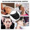 Shampoo Bowl Neck Cushion, Professional Shampoo Bowl Neck Cushion with Suction Cups Design Silicone Salon Sink Neck Rest for Wash Basin Hair Washing Tray for Sink at Home
