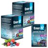 Ener-IV Electrolyte Hydration & Energy Drink Potassium Vitamin C & Zinc Electrolytes Powder Packets - Muscle Recovery & Immunity Sports Drinks for Women & Men Low Sugar Vegan, Mixed Berry - 24 Count
