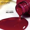 CANNI Dark Red Gel Nail Polish, 1Pcs Dark Burgundy Red Gel Polish Deep Cherry Red Color Nail Polish Gel High Gloss Soak Off U V Gel Nail French Nail Manicure Salon DIY
