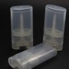 WinldMonmo 3Pcs Transparent 15ml Empty Refillable Deodorant Containers, Plastic Lip Balm Tubes, Lip Gloss Holders, Can be Used Repeatedly