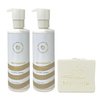 Bath & Body Works Sensitive Skin Milk Fragranced 2 Pack Body Lotion Bundle with a Natural Oats Soap - Full Size