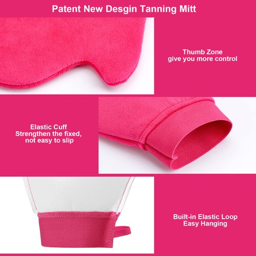 CeleCily Self Tanning Mitt Applicator Self Tanner Mitt Applicator Tanning Mitts Self Tanner Mit Self Tanning Glove For Self Tan Mitt Applicator Sunless Tanner Mitt Self Tanner Glove Self Tan Mit