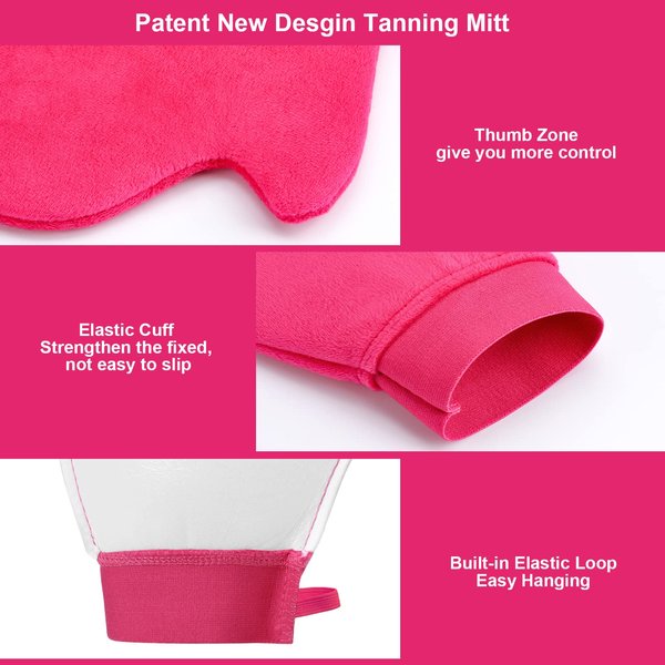 CeleCily Self Tanning Mitt Applicator Self Tanner Mitt Applicator Tanning Mitts Self Tanner Mit Self Tanning Glove For Self Tan Mitt Applicator Sunless Tanner Mitt Self Tanner Glove Self Tan Mit