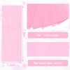 Waxing Strips Pink Non-Woven Removal Wax Strip Facial Body Wax Strip Sheet Removal Wax Paper for Facial Leg Bikini Cleaning and Removal (100 Pieces)