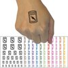 Can of Carrots Vegetable Temporary Tattoo Water Resistant Fake Body Art Set Collection - Dark Green (One Sheet)