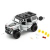 Qcar SUV Car Toys, Diecast Metal Model Retroactive Car Toys with Lights, Toy Trucks for Kids