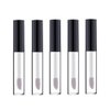 UPSTORE 5Pcs 10ml Empty Plastic Clear lip Gloss Tube Containers Refillable Lip Balm Bottle with Rubber Insert for DIY Makeup Lip Samples Lipstick