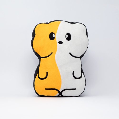 Happy Habitats Logo Plush Pillow – Squishy Pillows for Hamster Accessories, Pet Lovers & Stuffed Animal Collectors – Cute Pillows for Home Decor (8" x 11" x 4")
