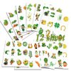 St. Patrick's Day Shamrock Temporary Tattoos, Waterproof Body Face Stickers Party Favors 144 PCS