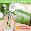 [Upgraded] Soil Moisture Meter, 4-in-1 Soil pH Tester, Soil Moisture/Light/Nutrients/pH Meter for Gardening, Lawn, Farming, Indoor & Outdoor Plants Use, No Batteries Required