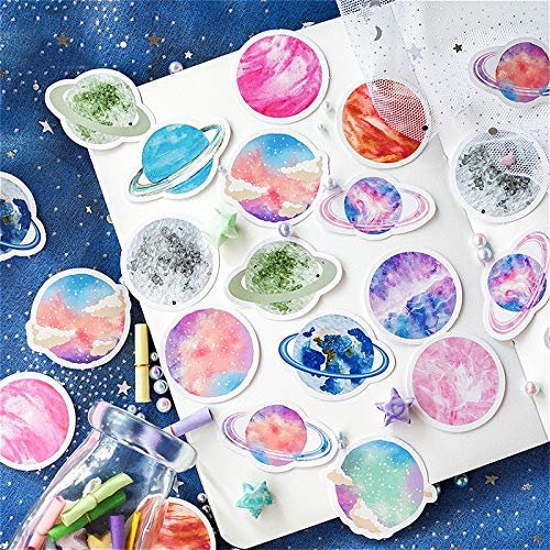 Maxbei Stationery Sticker Cute Pattern School Supply DIY Handmade Gift Card Scrapbook Album Diary Decor Sticker Label School Supplies（45pcs/Set）