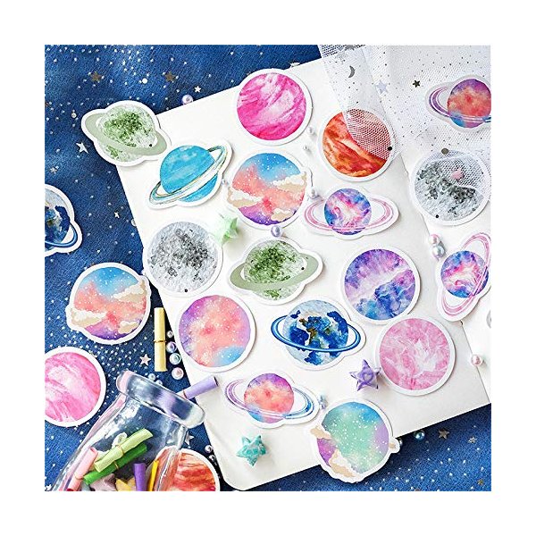 Maxbei Stationery Sticker Cute Pattern School Supply DIY Handmade Gift Card Scrapbook Album Diary Decor Sticker Label School Supplies（45pcs/Set）