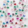 Youteer 60 Pcs Planet Nail Art Rhinestone, Luxury 3D Glitters Saturn Shape Design Crystals Nail Art Charms for Acrylic Nails DIY Crafts Nail Art Decorations, 12 Styles.