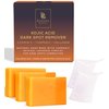 Rehana Beauty Natural Kojic Acid Soap, Brightening & Cleansing Face & Body - 3 Bars (100g Each) - Dark Spot Remover with Lemon, Turmeric, Vitamin C, and Retinol - Original Japanese Formula Kojic Soap