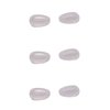 Lot of 3 Pairs NicelyFit Clear Nose Pads for Oakley Eyeglass Frames Keel Tincan Tinfoil Tailpin Caveat Feedback Holbrook Metal Tailback etc