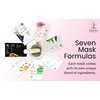 Sakya | Premium Facial Mask Sheet: Best Hand Picked Skin Care Solution with Aloe Vera Gel, Acne Treatment, Korean Inspired Skincare, Sheet Masks for under eye patches, blackhead remover-7 Pack