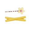 7Pcs Yellow Sweet Flower Women Girl Barrette Bobby Pin Hairpin Hair Clips Decoration Elegant Gold Gifts Hair Clips Clips and Barrettes Hair Clips
