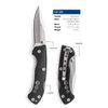 Smith & Wesson 24/7 CK109 7.4in High Carbon S.S. Folding Knife with 3in Clip Point Blade and Aluminum Handle for Outdoor, Tactical, Survival and EDC