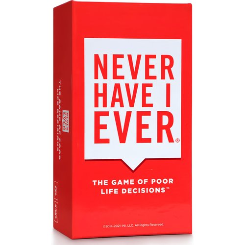 Never Have I Ever - Game of Poor Life Decisions - Classic Edition Card Games - Kinda Dirty Adult Party Game for Interactive Game Night, Hilarious and Fun Adult Christmas Games | Ages 17+ Rated Game