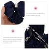 Uonlytech Hair Clip - 3pcs Bowknot Snood Net Barrette Hair Clip Bun Elastic Bowknot Decor for Women & Girls
