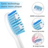 Lächen Replacement Brush Heads Electric Toothbrushes (White)