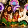 Libima 10 Pcs Diwali Decorations 18 Inch Foil Diwali Balloons with 1 Roll Ribbon Deepavali Party Foil Balloons for Indian Rangoli Party Decorations Festival of Lights Party Supplies Favors, 2 Styles