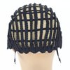 BTWTRY Black Braided Wig Caps for Making Crochet Wig Caps Cornrows Cap for Easier Sew In Caps for Black Women Making Wigs (1pc-Black)