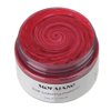 MOFAJANG Unisex Hair Wax Color Dye Styling Cream Mud, Natural Hairstyle Pomade, Washable Temporary,Party Cosplay (Red)